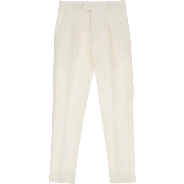 pantaloni Imperial bianco tinta unita