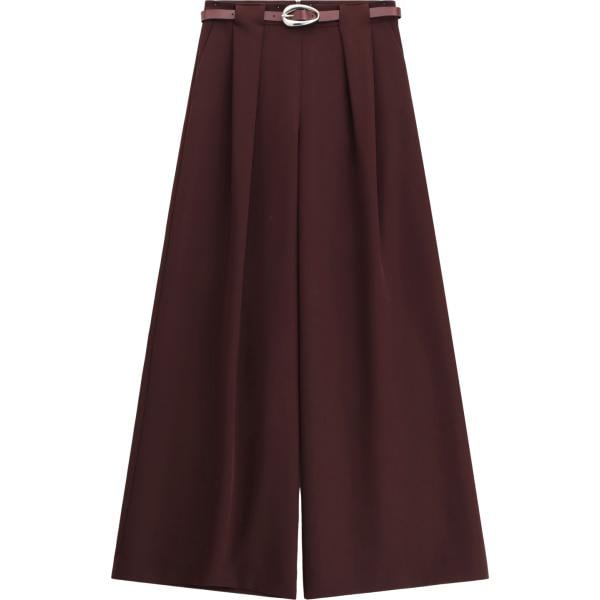 pantaloni a palazzo Imperial marrone