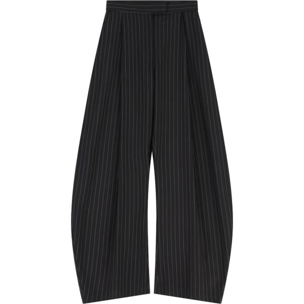 pantaloni a palazzo Imperial nero a righe