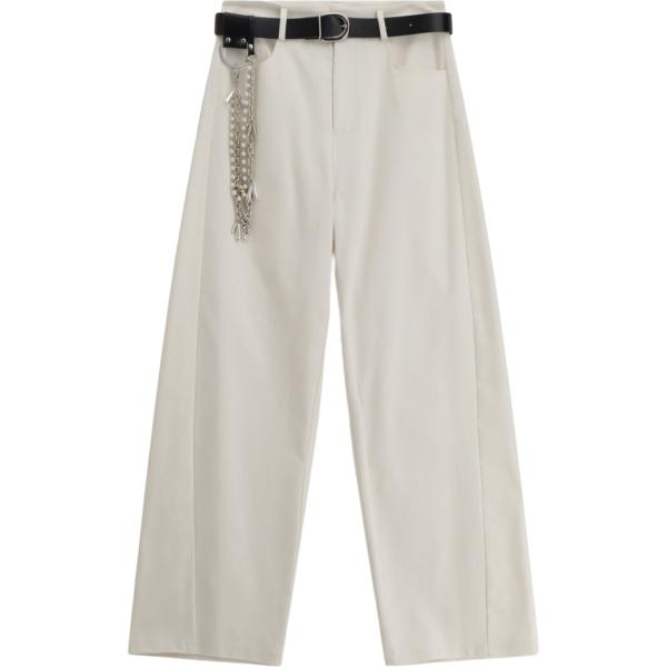 pantaloni a palazzo Imperial bianco