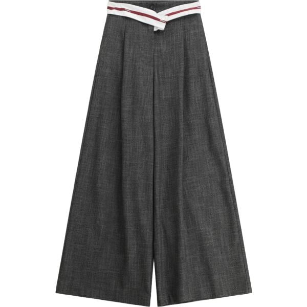 pantaloni a palazzo Imperial grigio