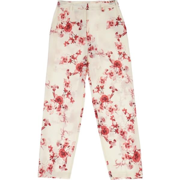 pantaloni Imperial bianco con stampe