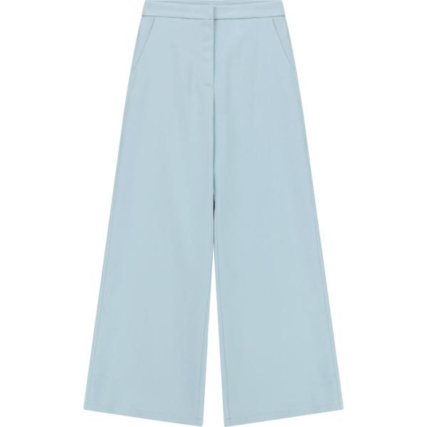 Pantaloni a palazzo da donna in azzurro geometrica a vita alta Imperial Imperial