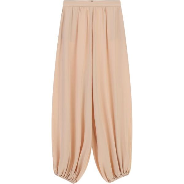 pantaloni a palazzo Imperial marrone