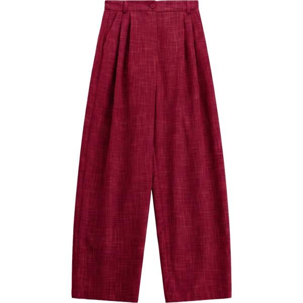 pantaloni a palazzo Imperial rosso