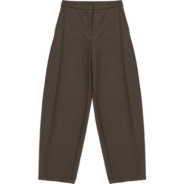 pantaloni Imperial marrone con stampe