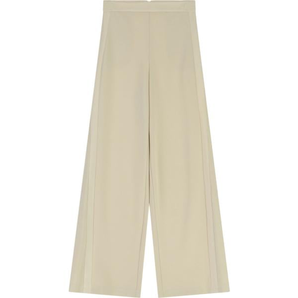 pantaloni a palazzo Imperial marrone tinta unita