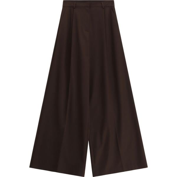 pantaloni a palazzo Imperial marrone