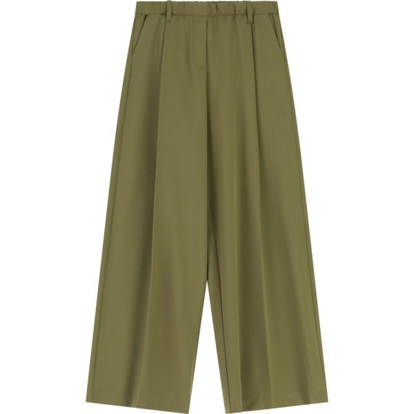 pantaloni a palazzo Imperial verde