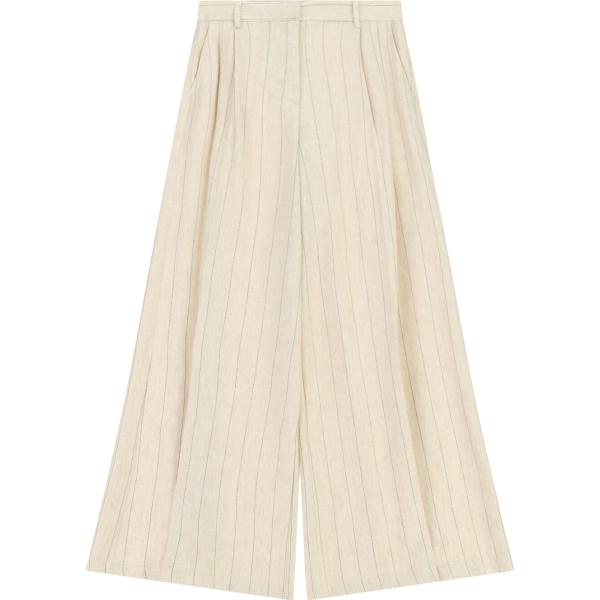 pantaloni a palazzo Imperial marrone a righe