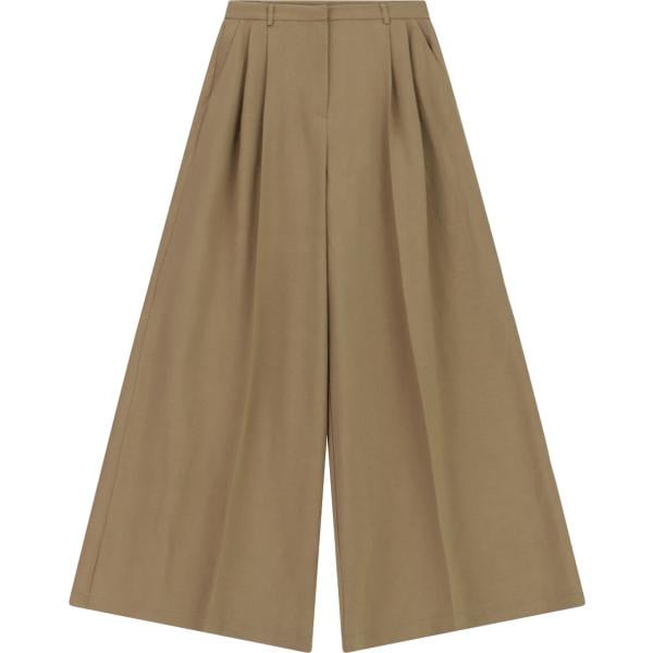pantaloni a palazzo Imperial marrone