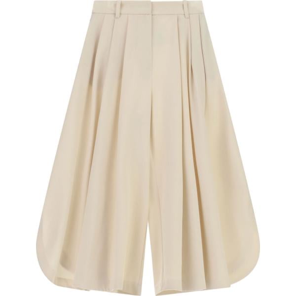 Pantaloni culotte da donna a vita alta con cintura Imperial