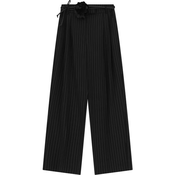 pantaloni a palazzo Imperial nero a righe