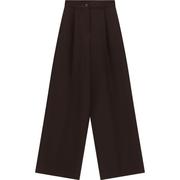 pantaloni a palazzo Imperial marrone