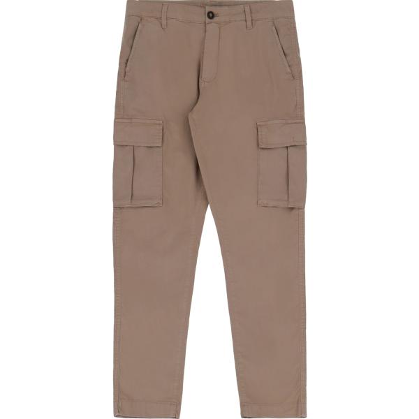 pantaloni cargo Imperial marrone tinta unita