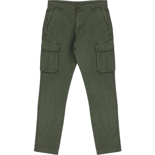 pantaloni cargo Imperial verde tinta unita