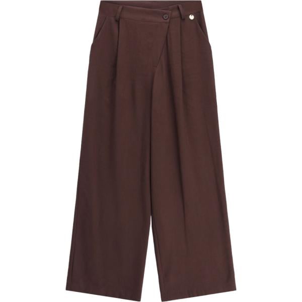 pantaloni a palazzo Imperial marrone