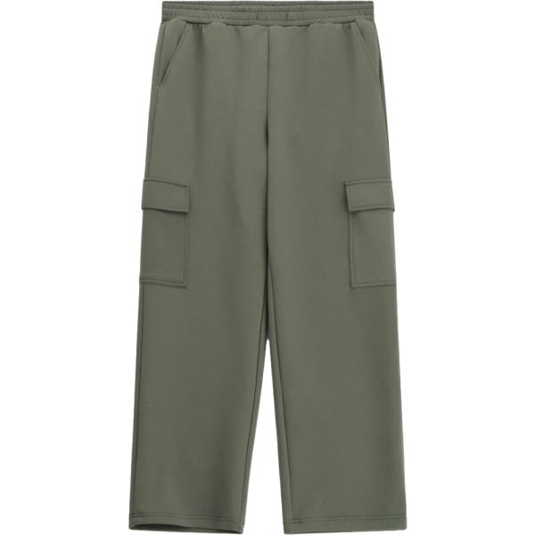 Pantaloni cargo da uomo in verde oliva con coulisse Imperial