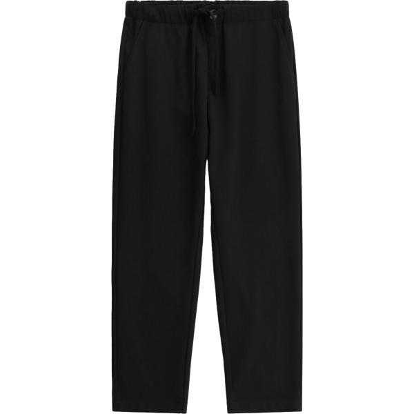 Pantaloni da uomo in nero pece con coulisse Imperial