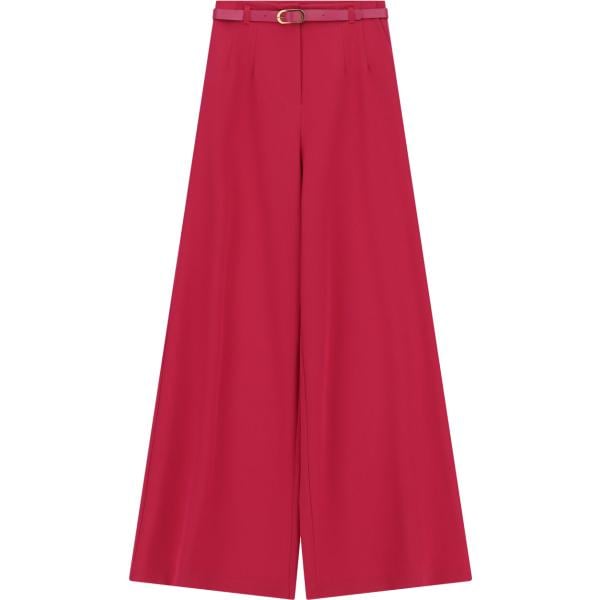 pantaloni a palazzo Imperial rosso
