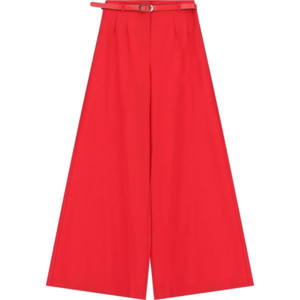 pantaloni a palazzo Imperial rosso