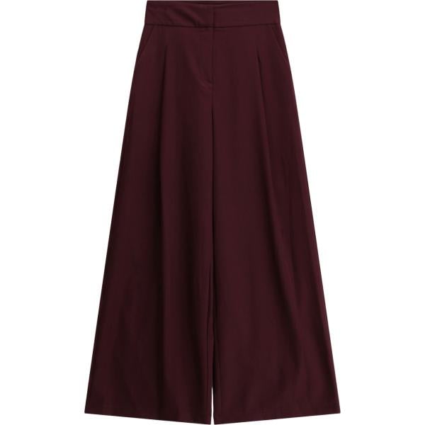 Pantaloni a palazzo da donna in nero pece a vita alta Imperial