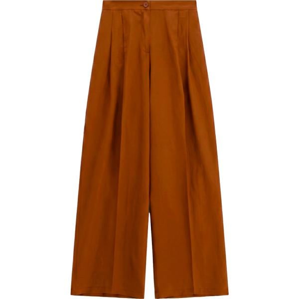 pantaloni a palazzo Imperial marrone