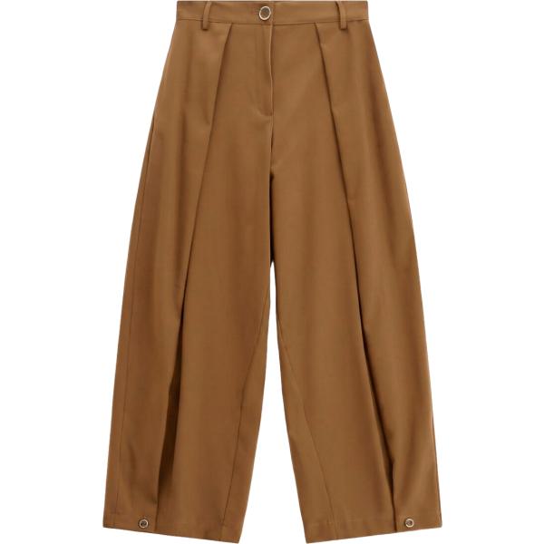 pantaloni a palazzo Imperial marrone a righe