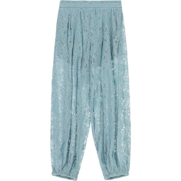 pantaloni a palazzo Imperial verde a fiori