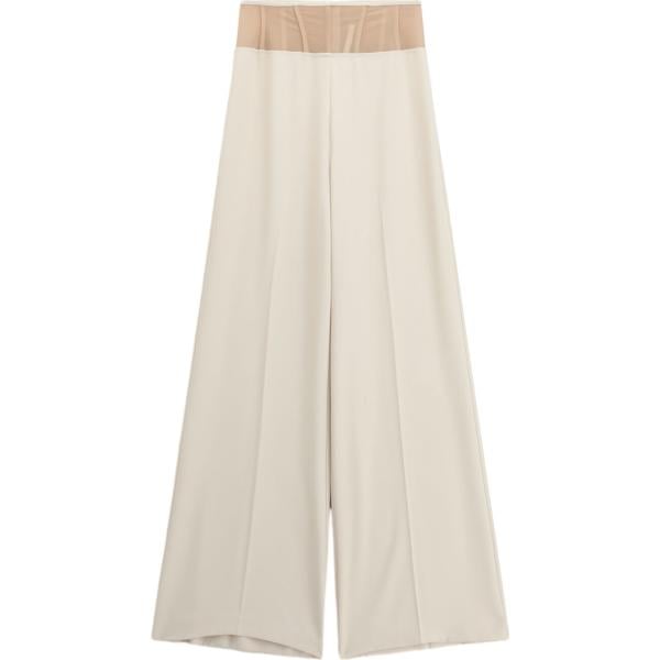 pantaloni a palazzo Imperial bianco