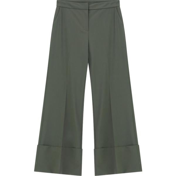 pantaloni a palazzo Imperial verde