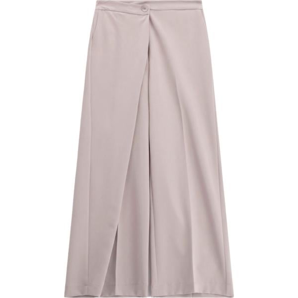 Pantaloni a palazzo da donna in viola chiaro a vita alta Imperial Imperial