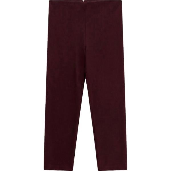 Pantaloni skinny da donna in marrone scuro cropped a vita alta con zip Imperial