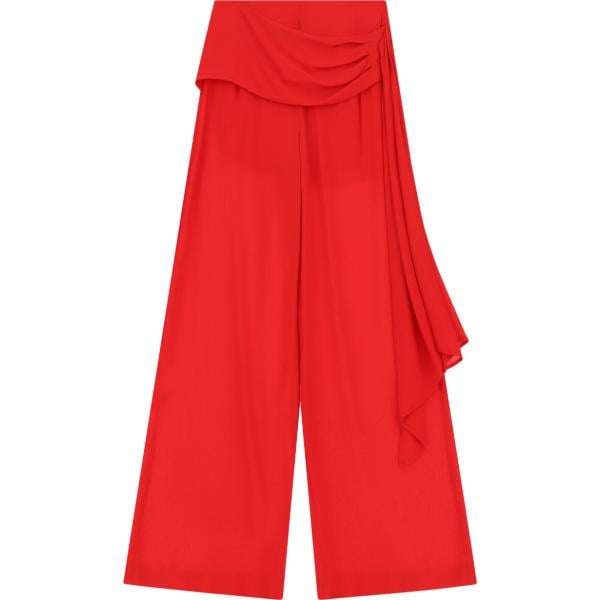 pantaloni a palazzo Imperial rosso