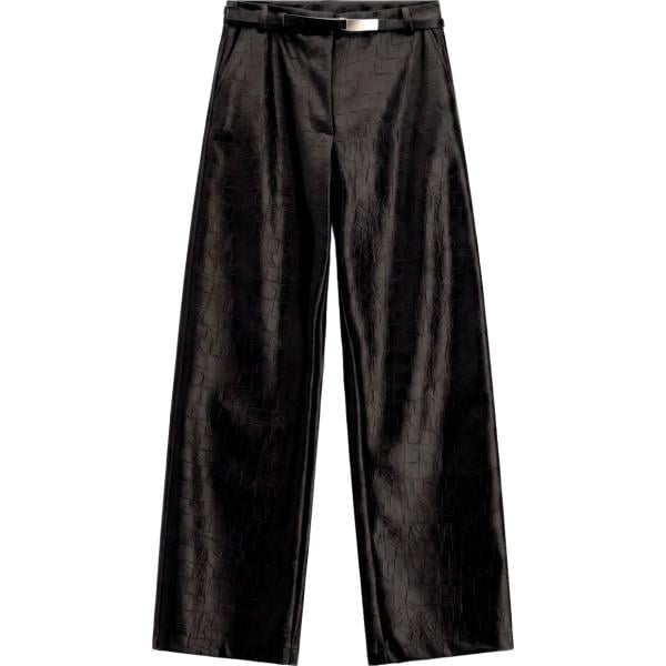 pantaloni Imperial nero con stampe