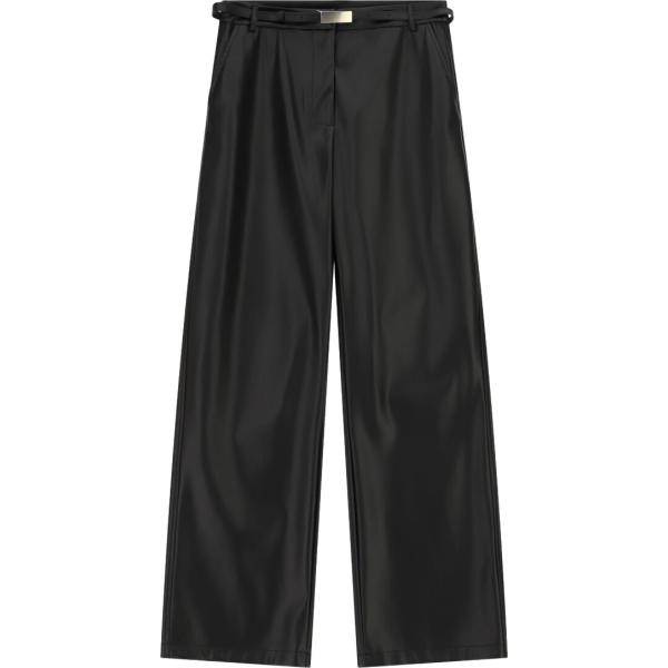 Pantaloni da donna in nero pece con cintura Imperial