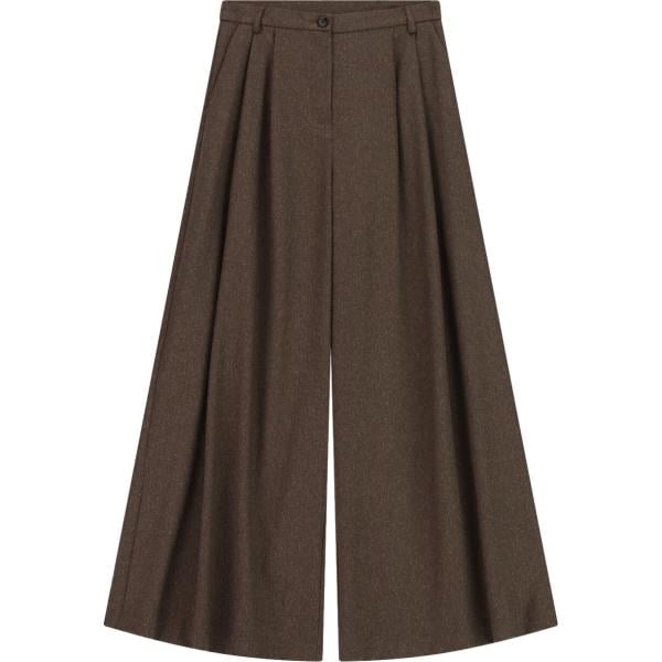 pantaloni a palazzo Imperial marrone