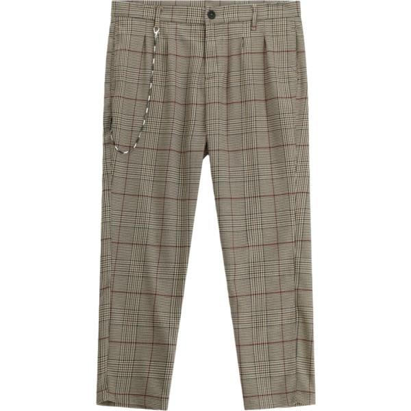 pantaloni Imperial verde a quadri