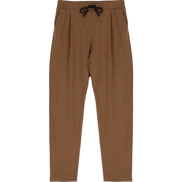 pantaloni Imperial marrone tinta unita