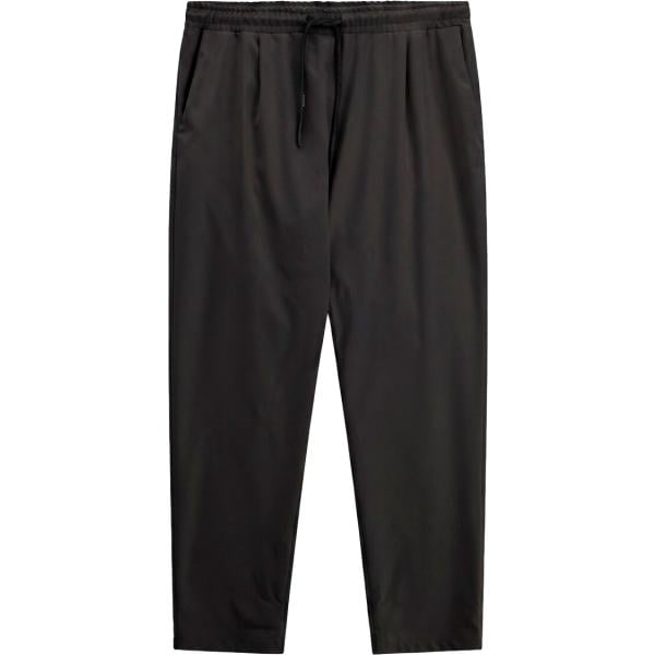 Pantaloni da uomo in nero pece con coulisse Imperial