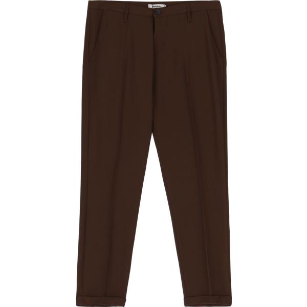 pantaloni Imperial marrone tinta unita