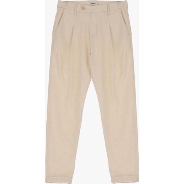 pantaloni Imperial marrone tinta unita