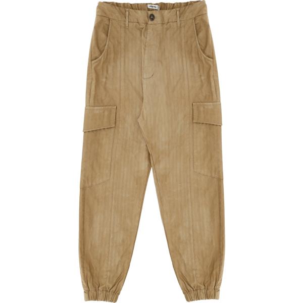 pantaloni Imperial marrone tinta unita