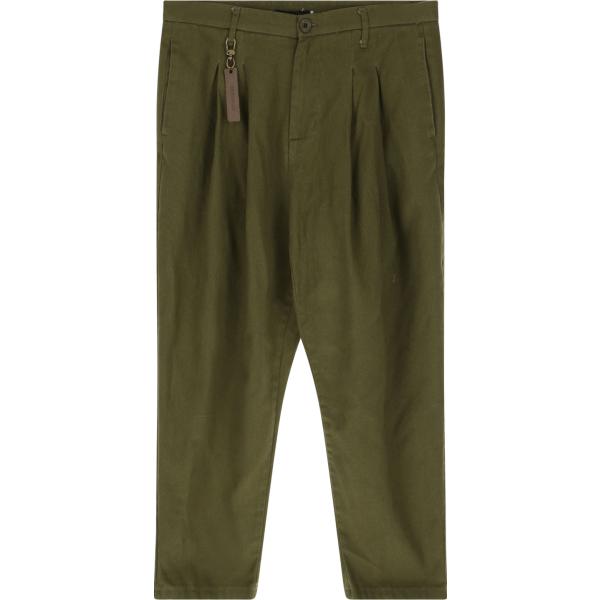 pantaloni cargo Imperial verde tinta unita