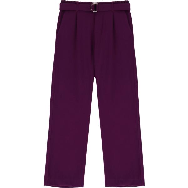 pantaloni a palazzo Imperial viola tinta unita
