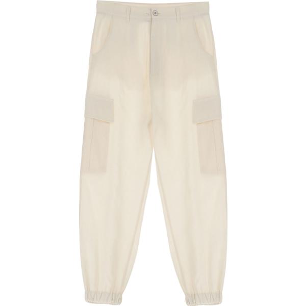 pantaloni cargo Imperial bianco