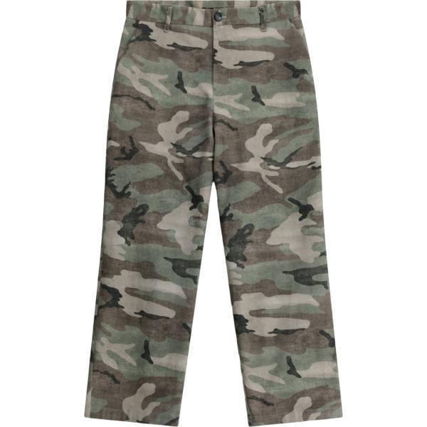 pantaloni Imperial verde con stampe