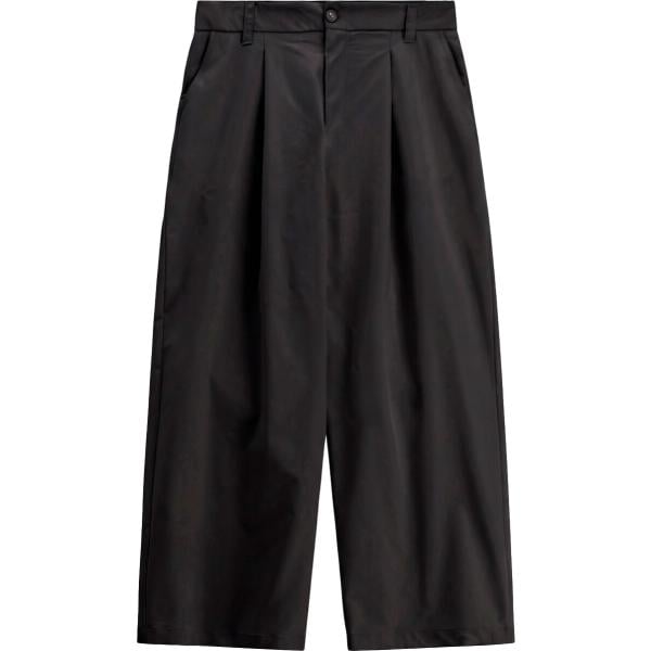 Pantaloni da uomo in nero pece a vita alta Imperial