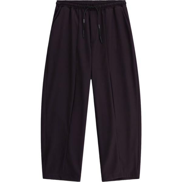 Pantaloni da uomo in viola scuro con coulisse Imperial
