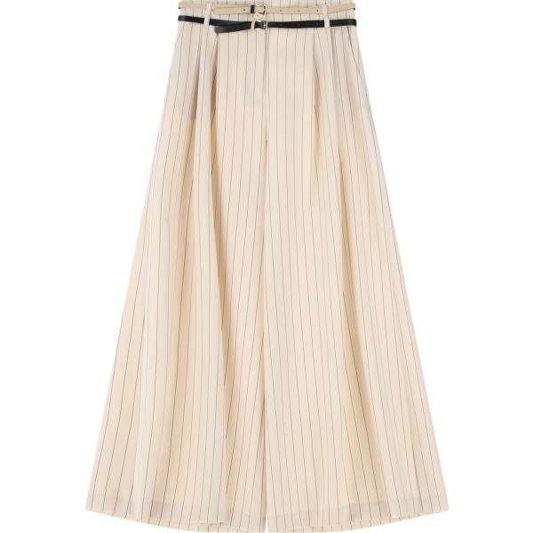 pantaloni a palazzo Imperial marrone a righe